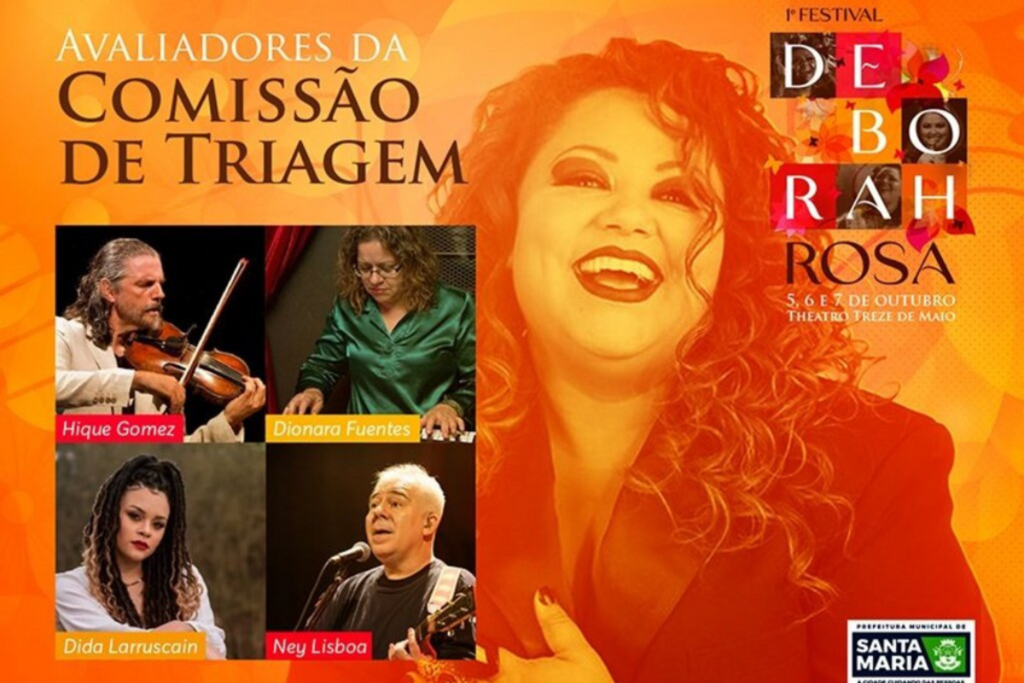 título imagem Festival Deborah Rosa recebe 84 inscrições; saiba mais