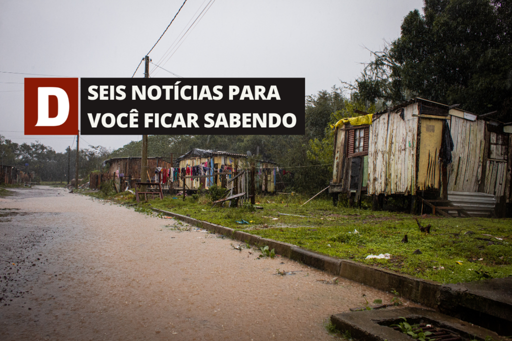 Santa Maria registra a maior chuva em 48h dos últimos oito anos e outras 5 notícias
