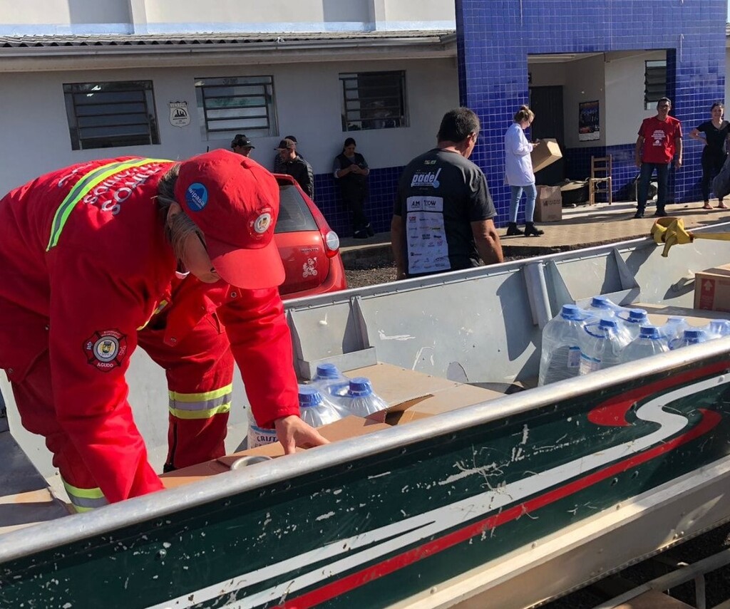 Agudo envia ajuda humanitária para cidades gaúchas atingidas pelas enchentes