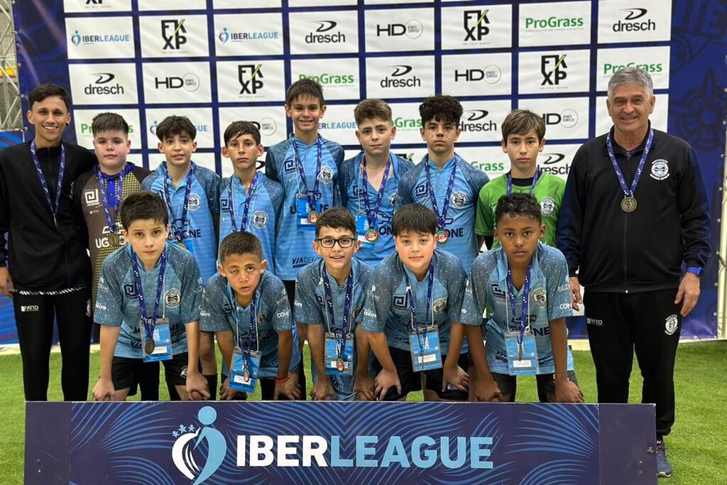 título imagem Escolinha do Grêmio fica em terceiro na etapa da Iberleague RS em Porto Alegre