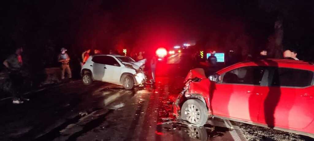 Acidente na BR-158 deixa duas pessoas gravemente feridas em Júlio de Castilhos