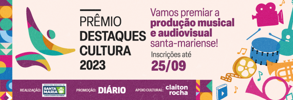 Prêmio Destaques da Cultura 2023 entra na última semana de inscrições
