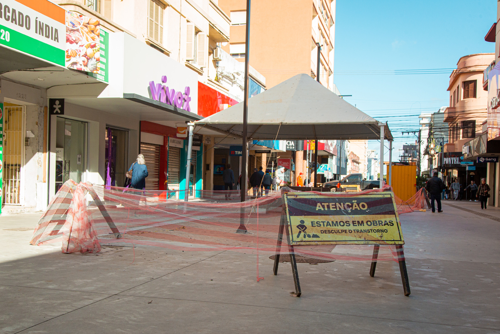 título imagem Inauguração do novo Calçadão de Santa Maria é adiada para a próxima semana