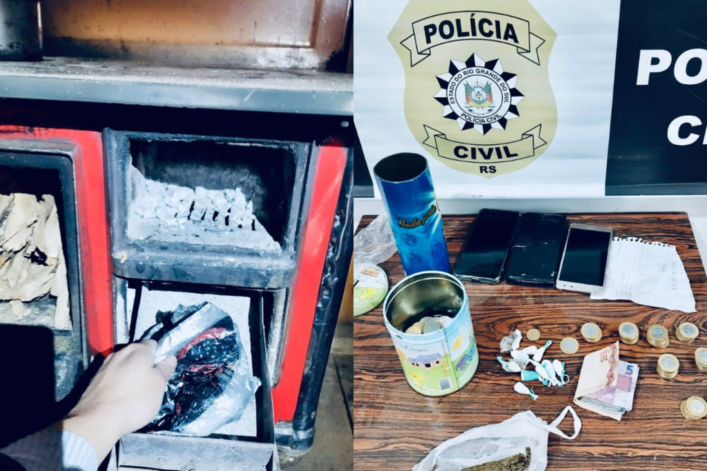 Jovem de Santa Maria é preso em Júlio de Castilhos por tráfico de drogas