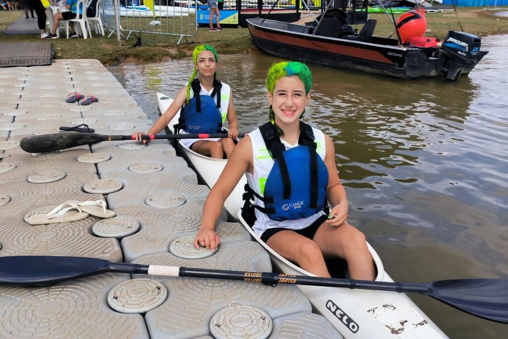 título imagem Luana Taborda garante duas medalhas no primeiro dia do Sul-Americano de Canoagem