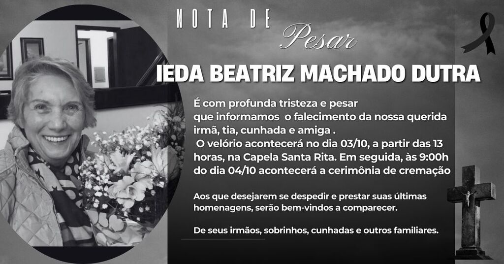 Nota de falecimento