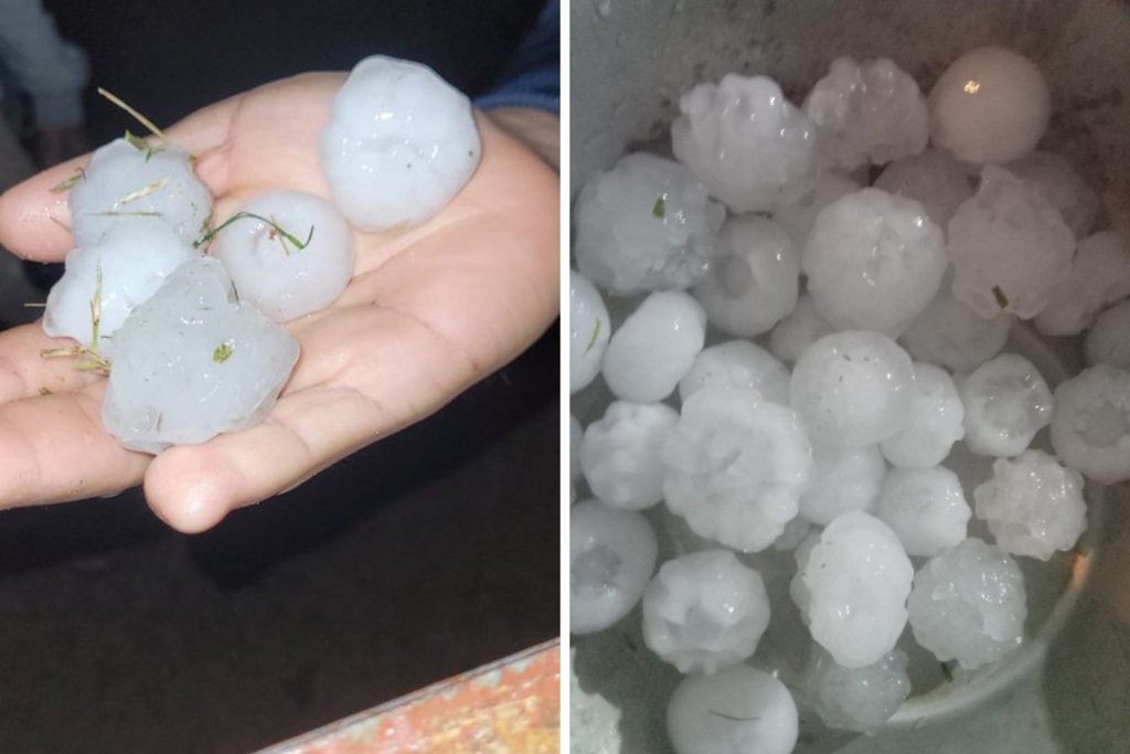 título imagem ALERTA: chuva retorna para a Região Central com granizo na noite desta terça-feira