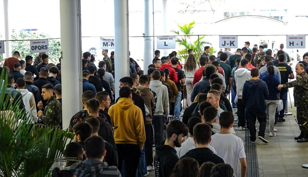 Prova da ESA em Santa Maria teve 32% de abstenção; veja como foi