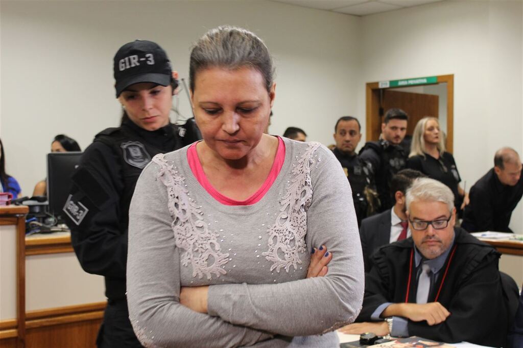 Foto: Gabriela Perufo (BD, 14/03/2019) - Edelvânia Wirganovicz foi condenada em 2019 a 22 anos de prisão pelo crime. Desde maio de 2023, ela estava no regime semiaberto, e agora passou a fazer uso de tornozeleira eletrônica