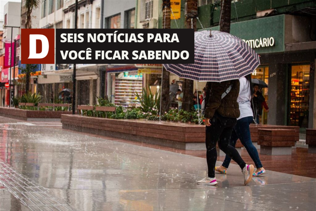 título imagem Confira a previsão do tempo para a semana e outras notícias para começar o dia