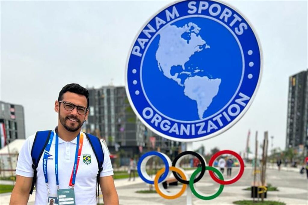 Secretário Gilvan Ribeiro está nos Jogos Pan-Americanos em Santiago do Chile