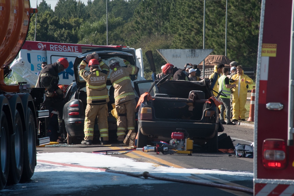 título imagem Simulação de acidente de transporte com produtos perigosos ocorre nesta quinta