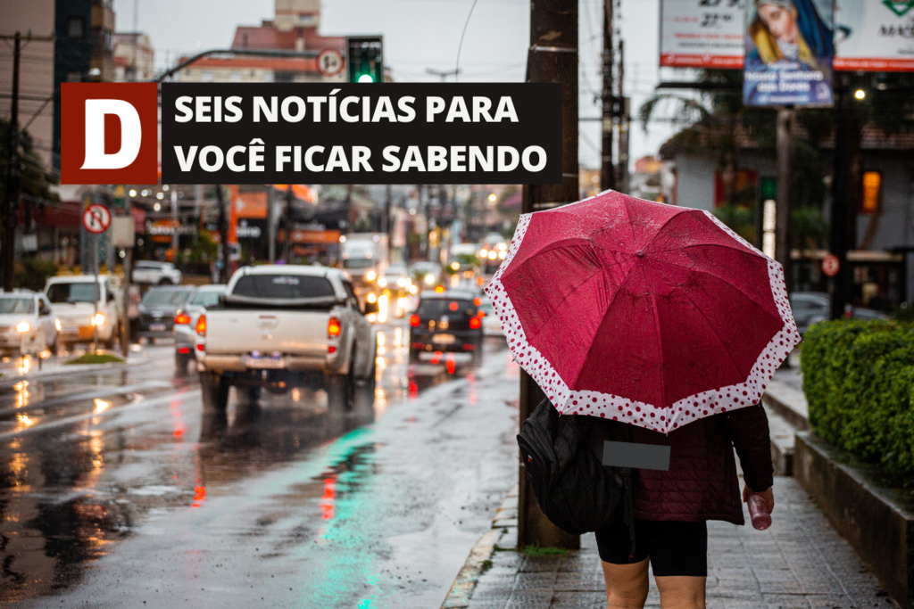 Instabilidade e umidade retornam nesta semana e outras 5 notícias