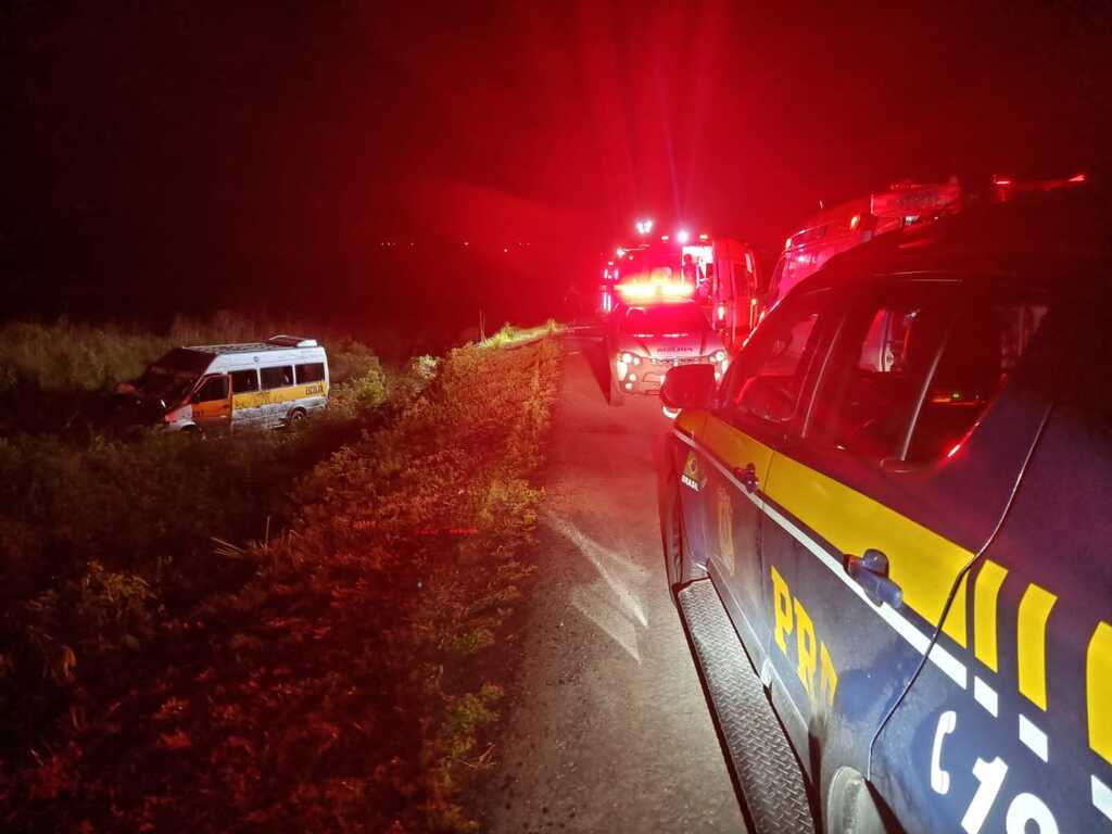 Acidente com animal na pista deixa feridos em São Pedro do Sul