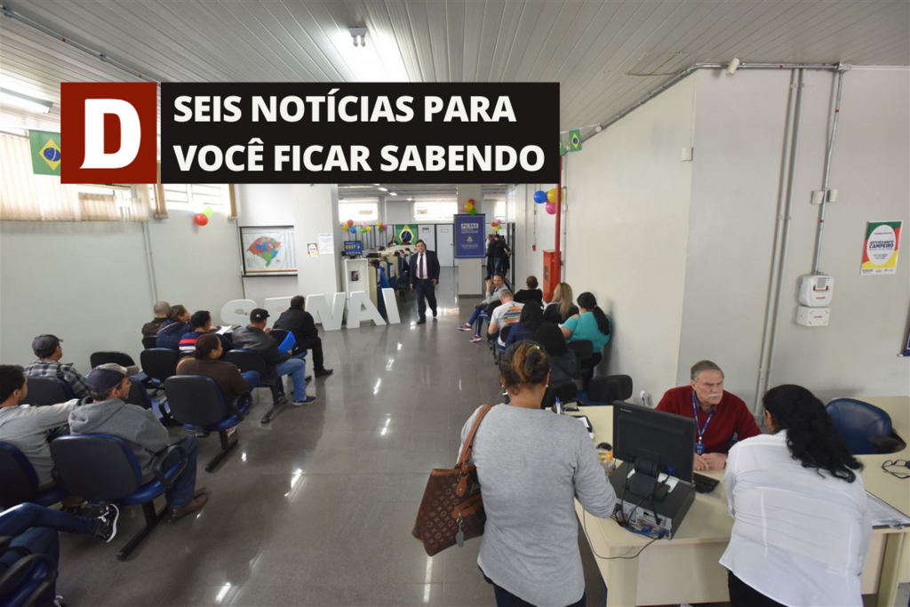 título imagem Mutirão com mais de 300 vagas de emprego inicia nesta segunda-feira em Santa Maria e outras 5 notícias