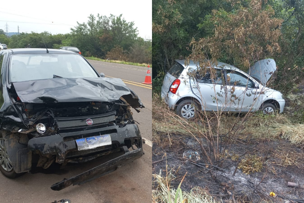 título imagem Acidente na manhã desta quarta deixa quatro pessoas feridas em Santa Maria