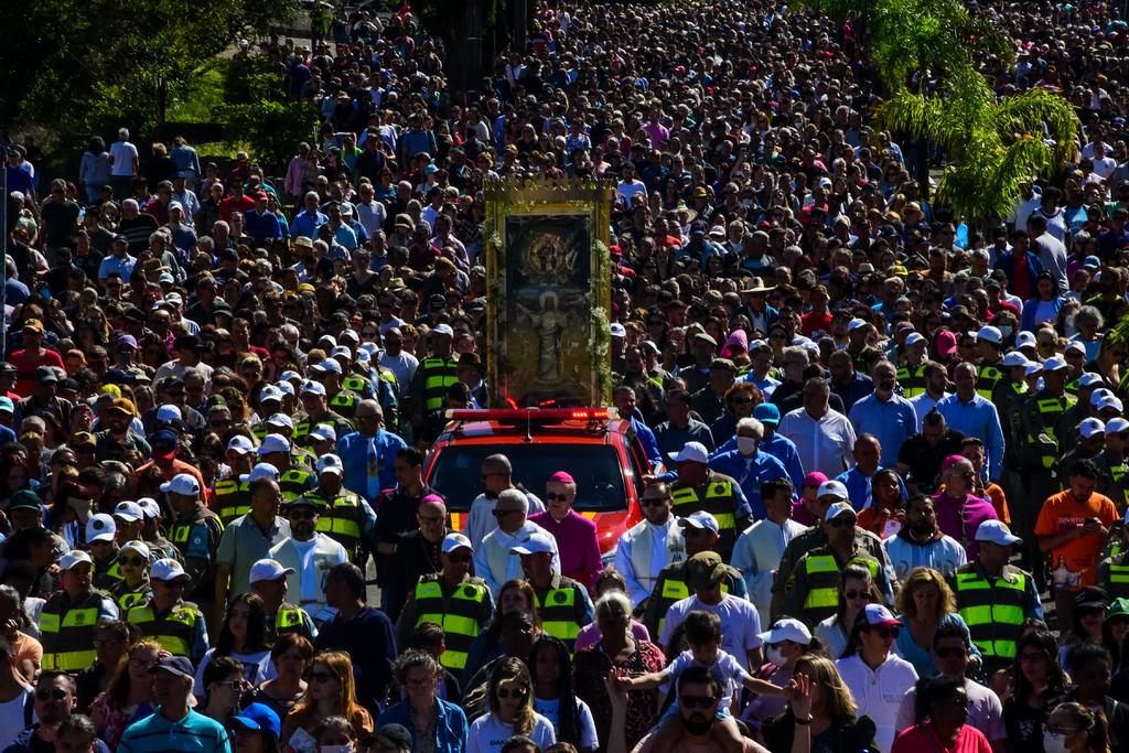 Mesmo com reforço na segurança, fiéis precisam estar atentos durante os três dias da 80ª Romaria da Medianeira