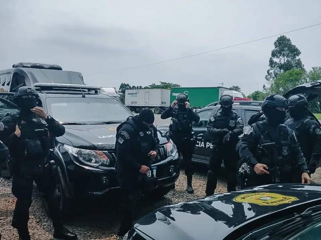 Revista no presídio de Jaguari apreende celulares, carregadores e porções de entorpecentes