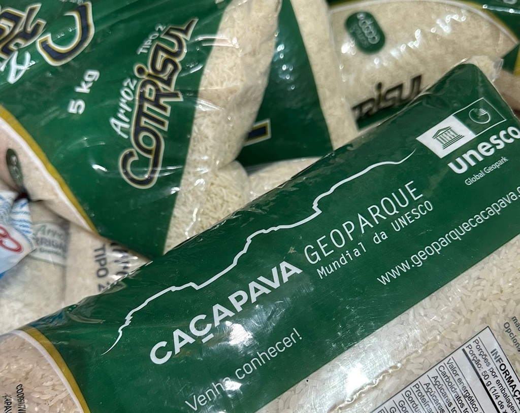 título imagem Arroz com selo do Geoparque Caçapava a a ser fabricado e vai divulgar região em outros Estados