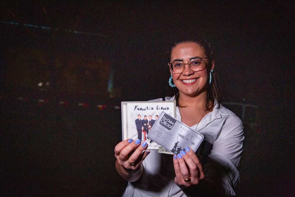 Galeria de imagens: Mariane Marques é (literalmente) uma das fãs de carteirinha da Família Lima