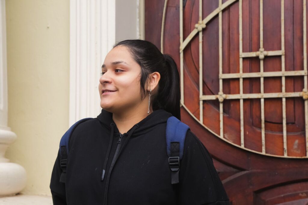 Galeria de imagens: Treineira, Luiza participou da edição deste ano já pensando no futuro. Ela deseja cursar Direito e ser da Polícia Federal