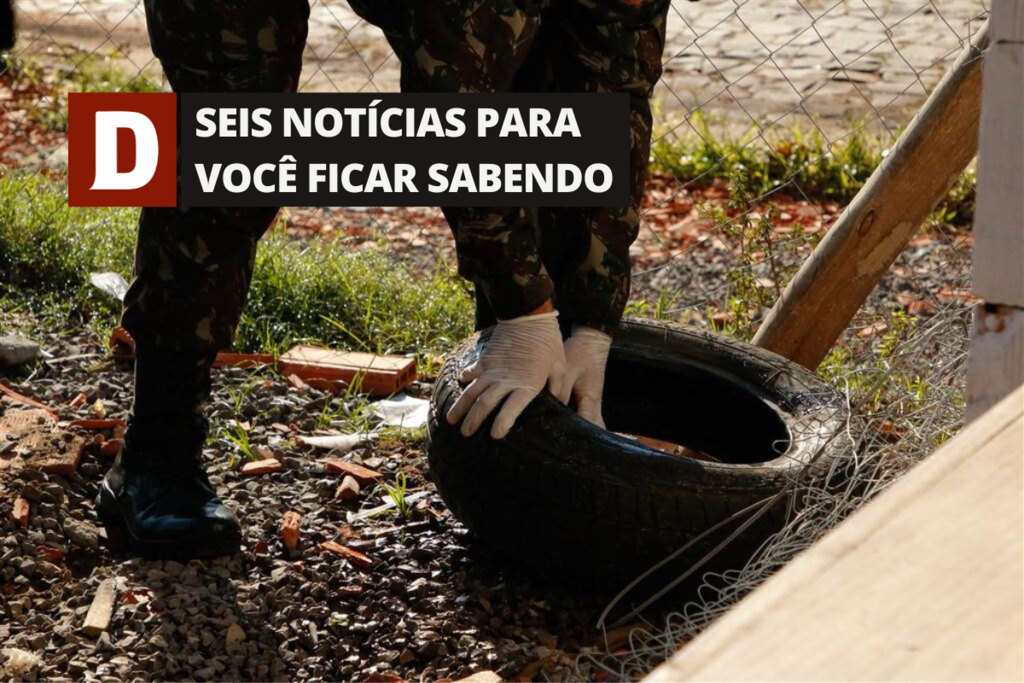 Santa Maria registra mais de 7 mil casos confirmados de dengue em 2023 e outras 5 notícias