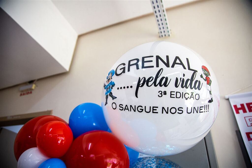 Com meta de 700 doações, campanha Gre-Nal pela Vida é lançada em Santa Maria; saiba como participar