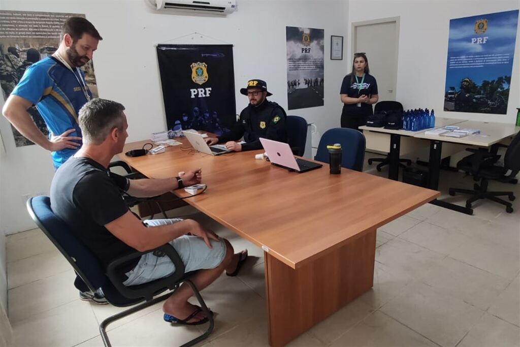 PRF realiza comando de saúde nas rodovias federais do RS