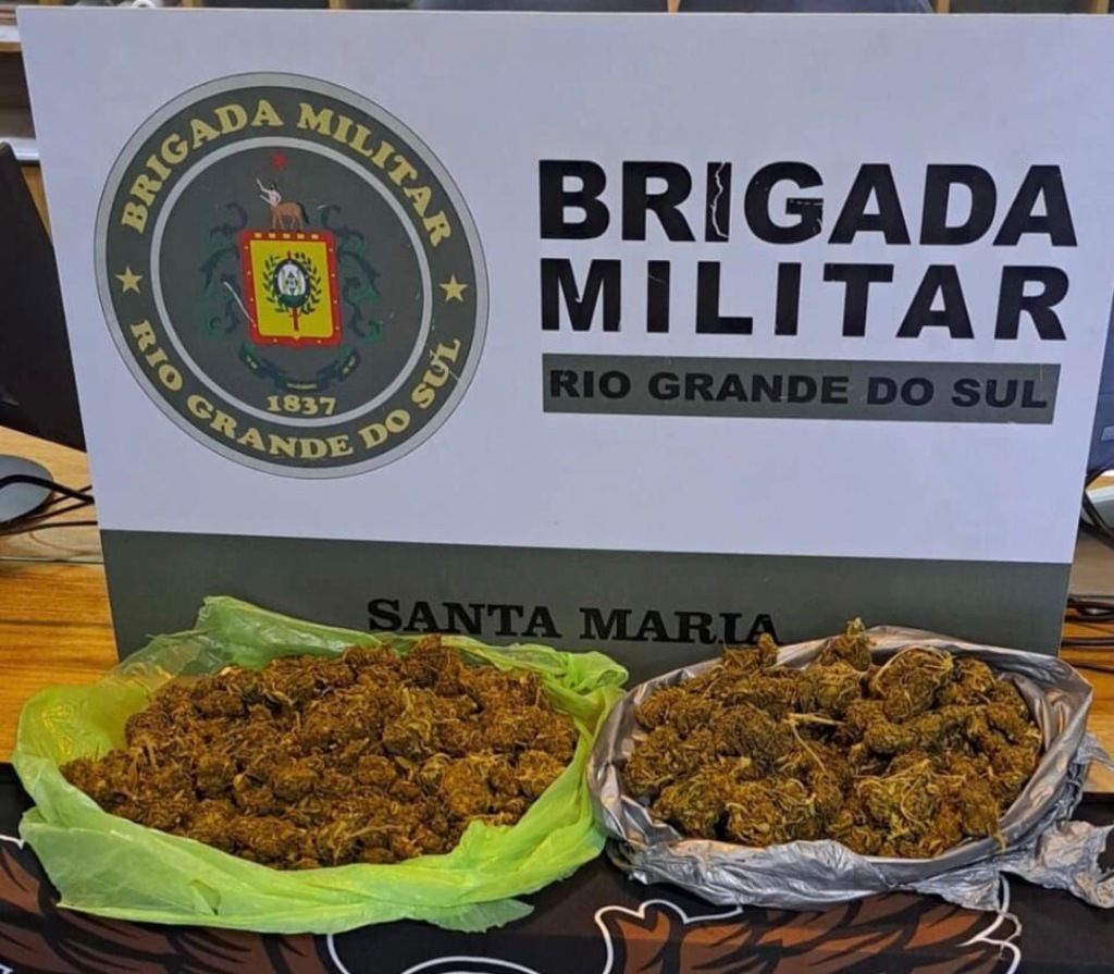 Passageira de aplicativo é presa com drogas em Santa Maria
