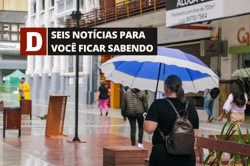 Instabilidade marcará a primeira semana de dezembro na Região Central e outras 5 notícias