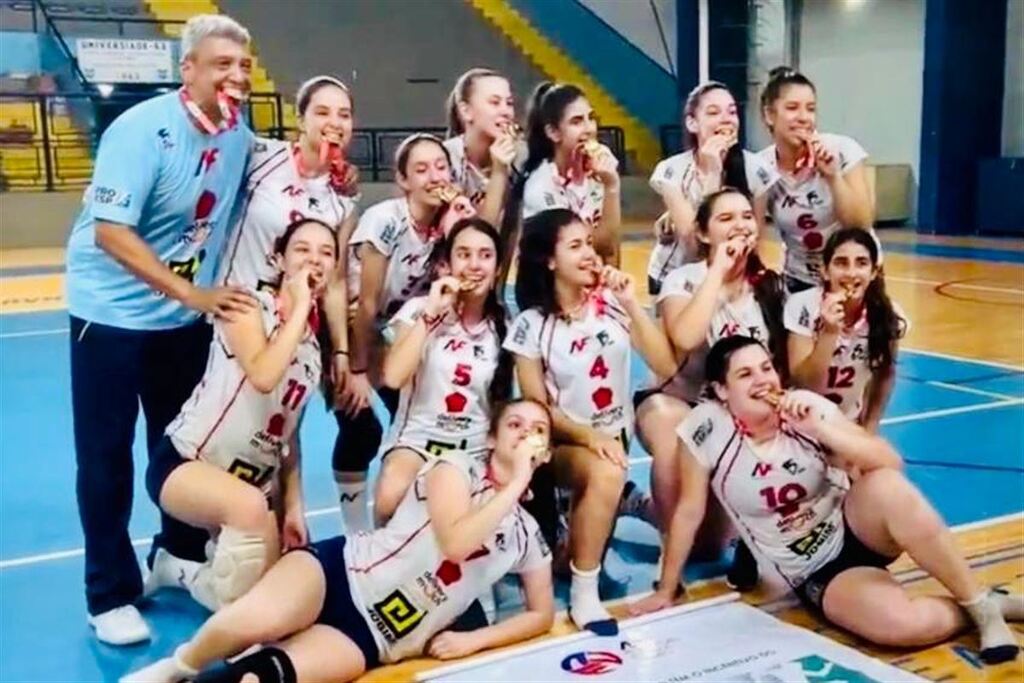 título imagem AVF é campeã estadual série prata na categoria mirim