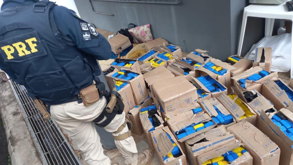 título imagem Operação com foco no combate ao tráfico na fronteira apreende mais de 20 toneladas de mercadorias importadas de forma ilegal