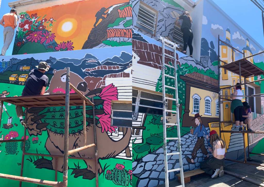 título imagem Caçapava do Sul ganhará mural que retrata a identidade e as belezas da cidade