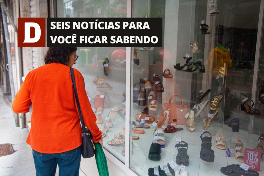 Mirando as vendas de Natal, comércio de Santa Maria tem horário especial a partir desta semana e outras 5 notícias