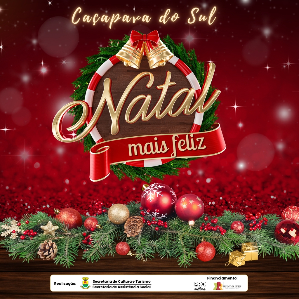 Natal de Caçapava do Sul conta com programação especial neste final de semana
