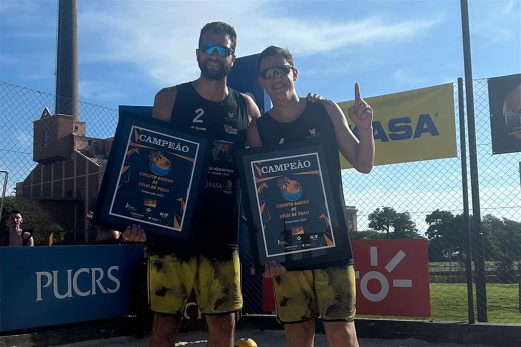 título imagem Dupla de Santa Maria é campeã geral do Circuito Gaúcho de Vôlei de Praia