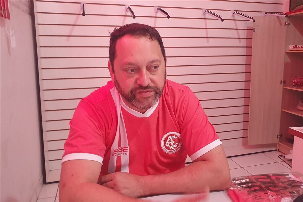 Foto: Gilson Alves - Presidente do Alvirrubro concedeu entrevista que desvincula o Inter-SM do Inter de Porto Alegre