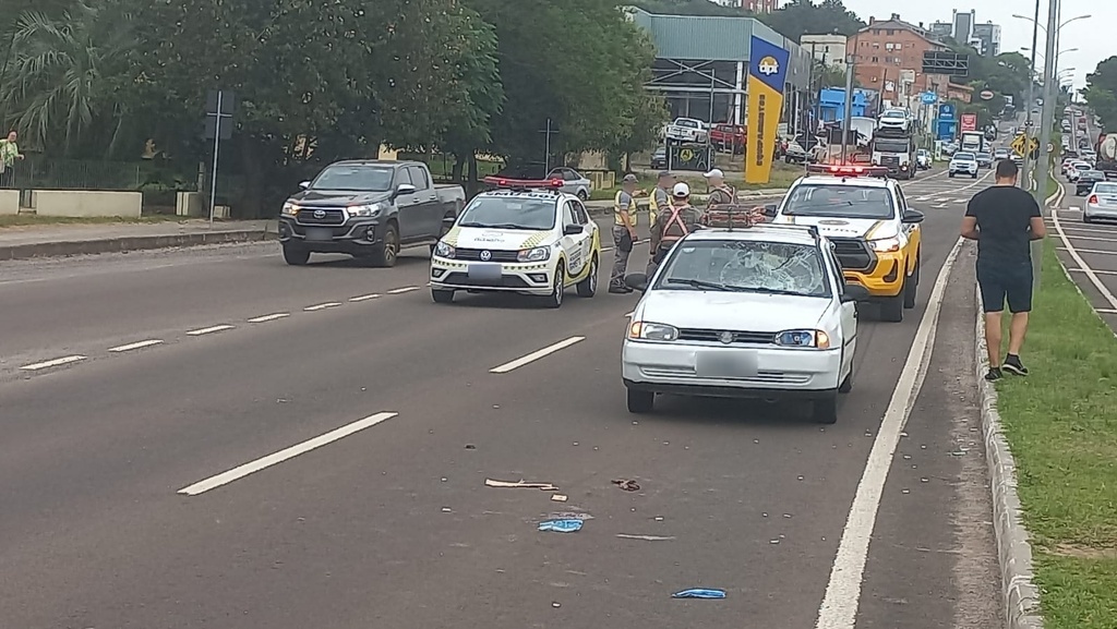 Morre idoso que havia sido atropelado em avenida de Santa Maria