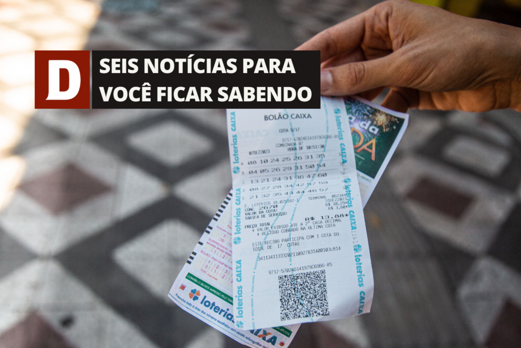 Duas apostas de Santa Maria faturam a quina da Mega da Virada e outras 5 notícias