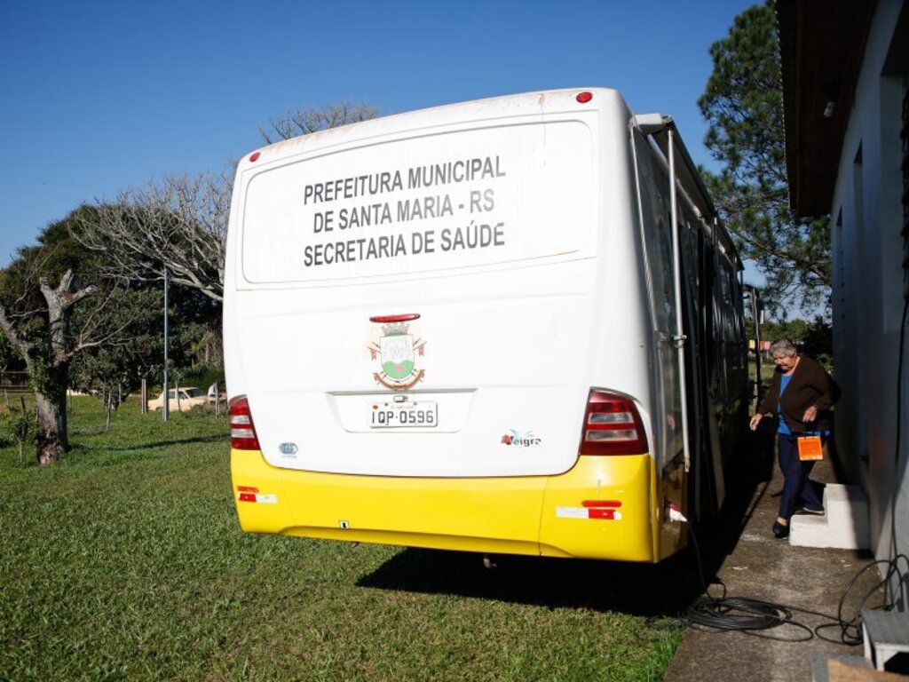 Veja a agenda de atendimentos gratuitos da Unidade Móvel de Saúde para o mês de janeiro em Santa Maria