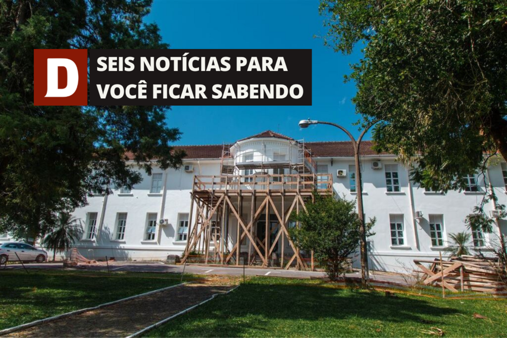 Revitalização da fachada do Hospital Casa de Saúde está 95% concluída e outras 5 notícias