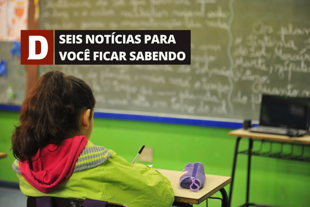 Novo período de pré-matrículas da rede estadual está disponível a partir desta quinta e outras 5 notícias