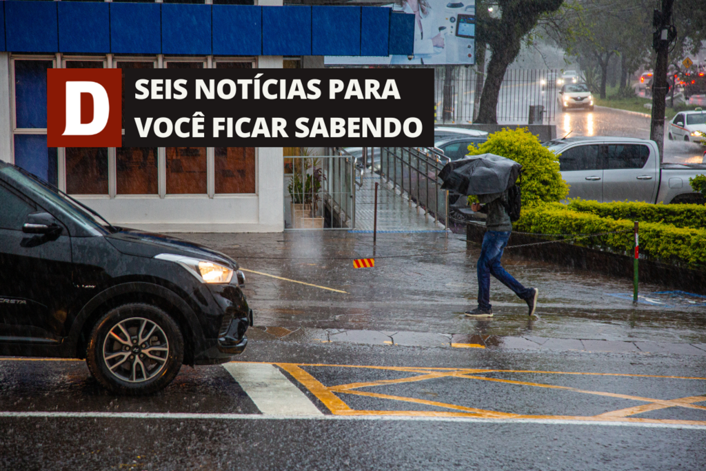 título imagem Depois do calorão, semana deve iniciar com chuva na Região Central e outras 5 notícias