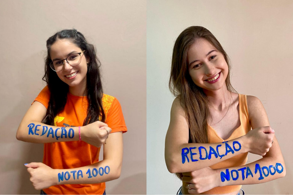 Mais de 10 horas diárias de estudo e 60 redações em dois anos: conheça as duas alunas de Santa Maria nota mil no Enem Mais de 10 horas diárias de estudo e 60 redações em dois anos: conheça as duas alunas de Santa Maria nota mil no Enem