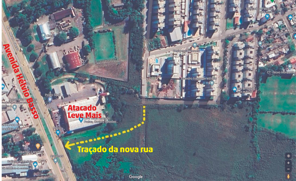 Obra da nova rua que ligará Bairro Medianeira à Hélvio Basso vai começar