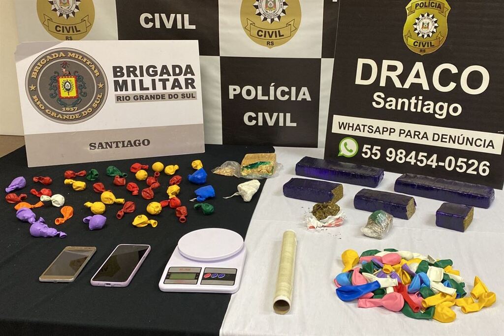 título imagem Casal é preso por tráfico durante operação policial em Santiago