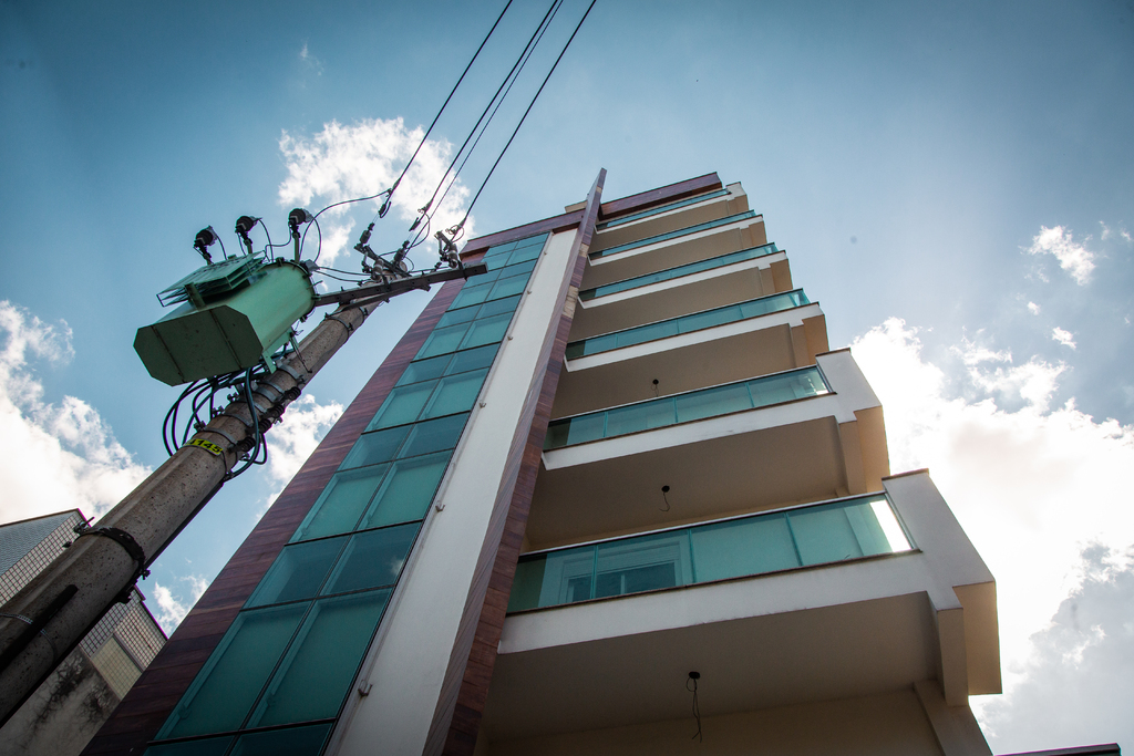 Foto: Nathália Schneider - Registro de um dos prédios da Conceitual Construtora.