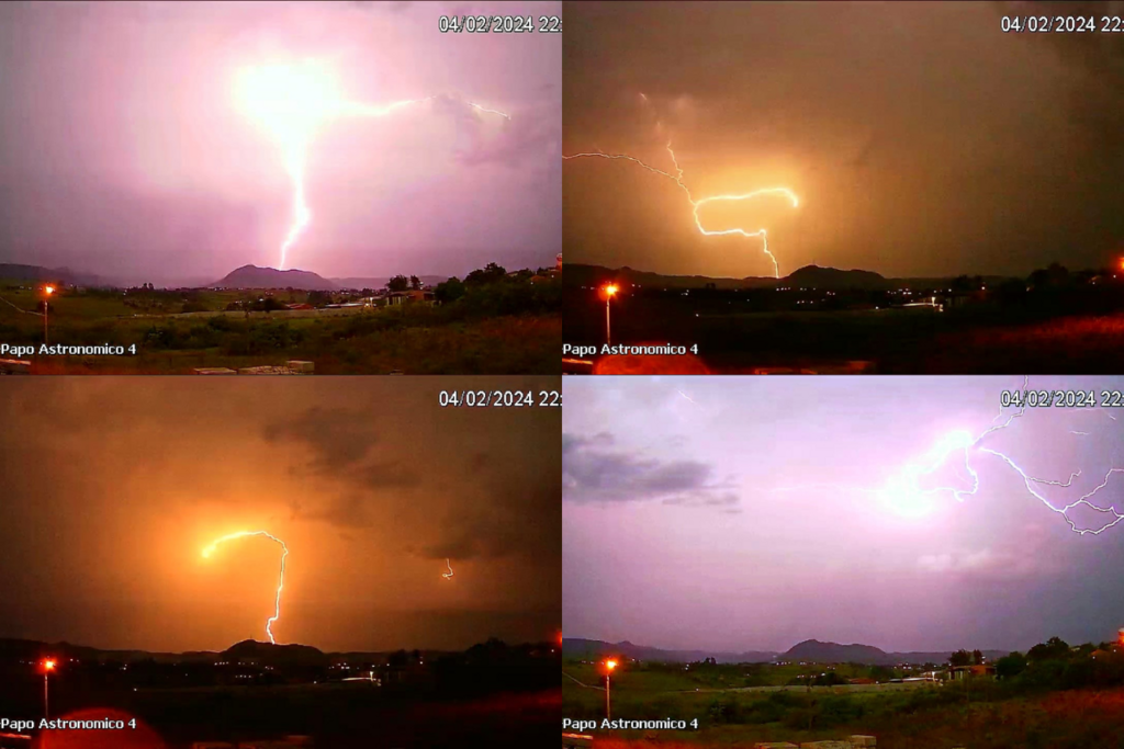 VÍDEO: Santa Maria registra mais de 2,4 mil descargas elétricas no fim de semana