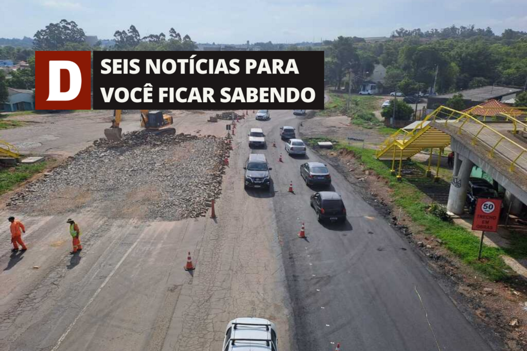 Dnit alerta para mudanças no trânsito em acesso ao Bairro Urlândia e outras 5 notícias