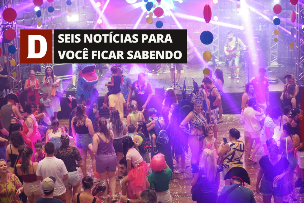 Fantasias, confetes e muita diversão marcam o primeiro dia de Carnaval Infantil do ATC e outras cinco notícias